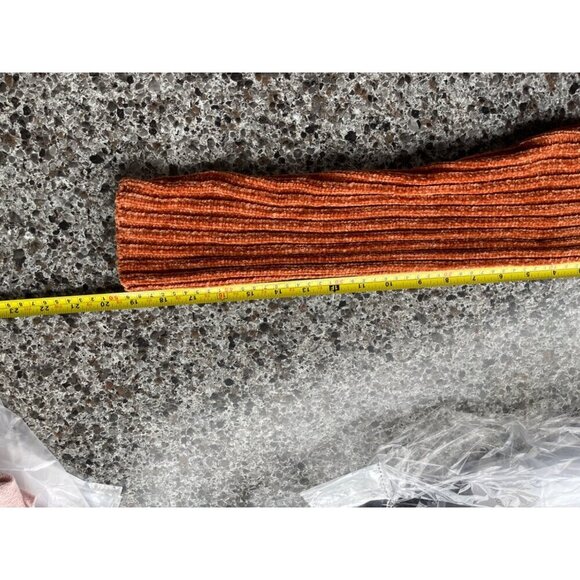 Rust‎ Orange Chenille Sweater By Moral Fiber Women’s Sz L - Picture 13 of 13